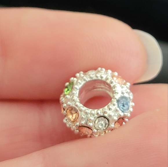 Zales Multi-Color Crystal Charm | Pandora-Style Sparkling Charm - Picture 7 of 10
